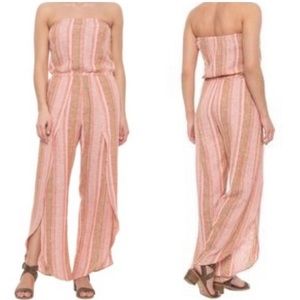 Anthropologie Strapless jumper by DREW